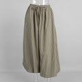 Cotton-Rayon Check Balloon Harem Pants in Khaki Check — front view on mannequin