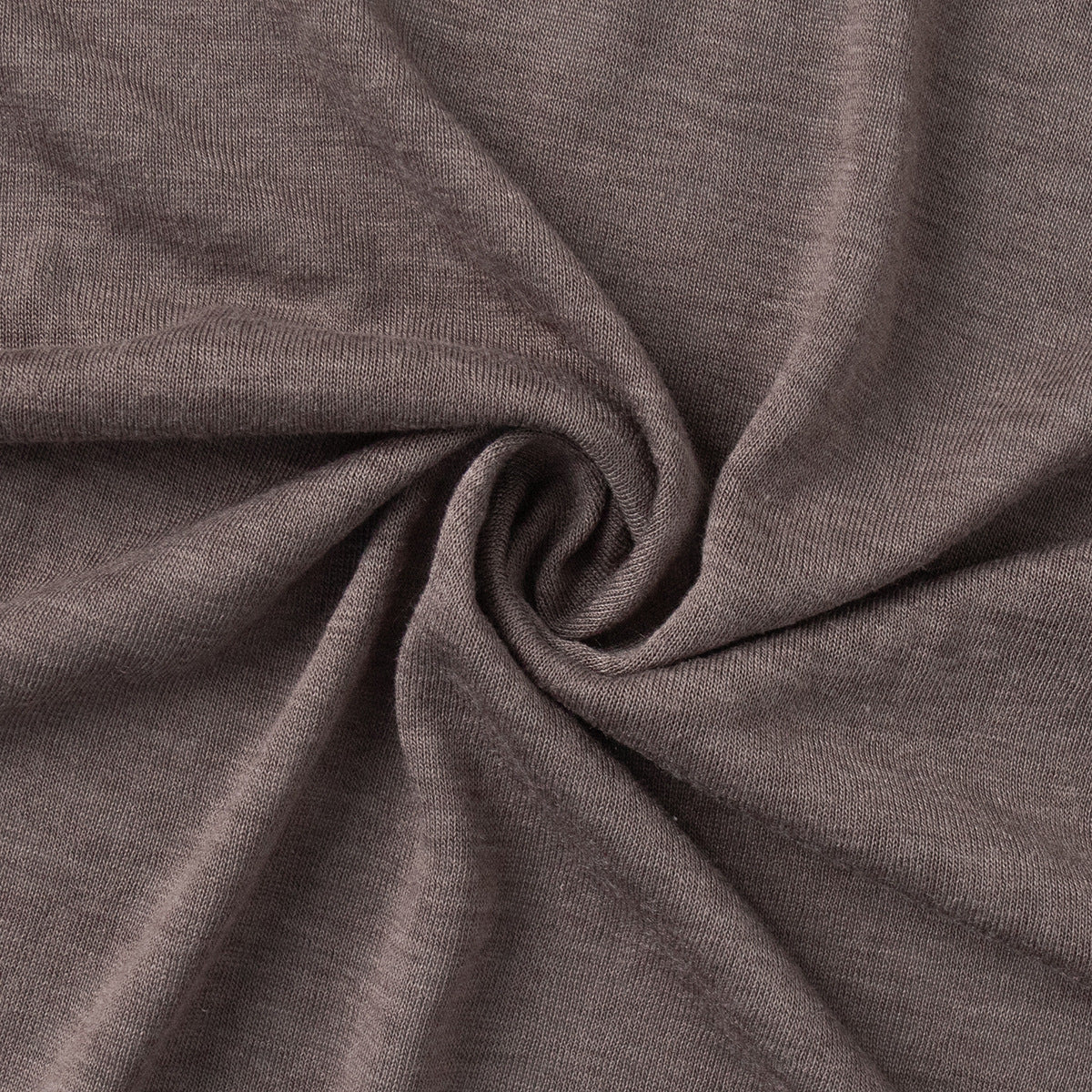 Wrap Tie Top & Wide-Leg Lounge Pants Set in Cocoa — close-up of knit texture