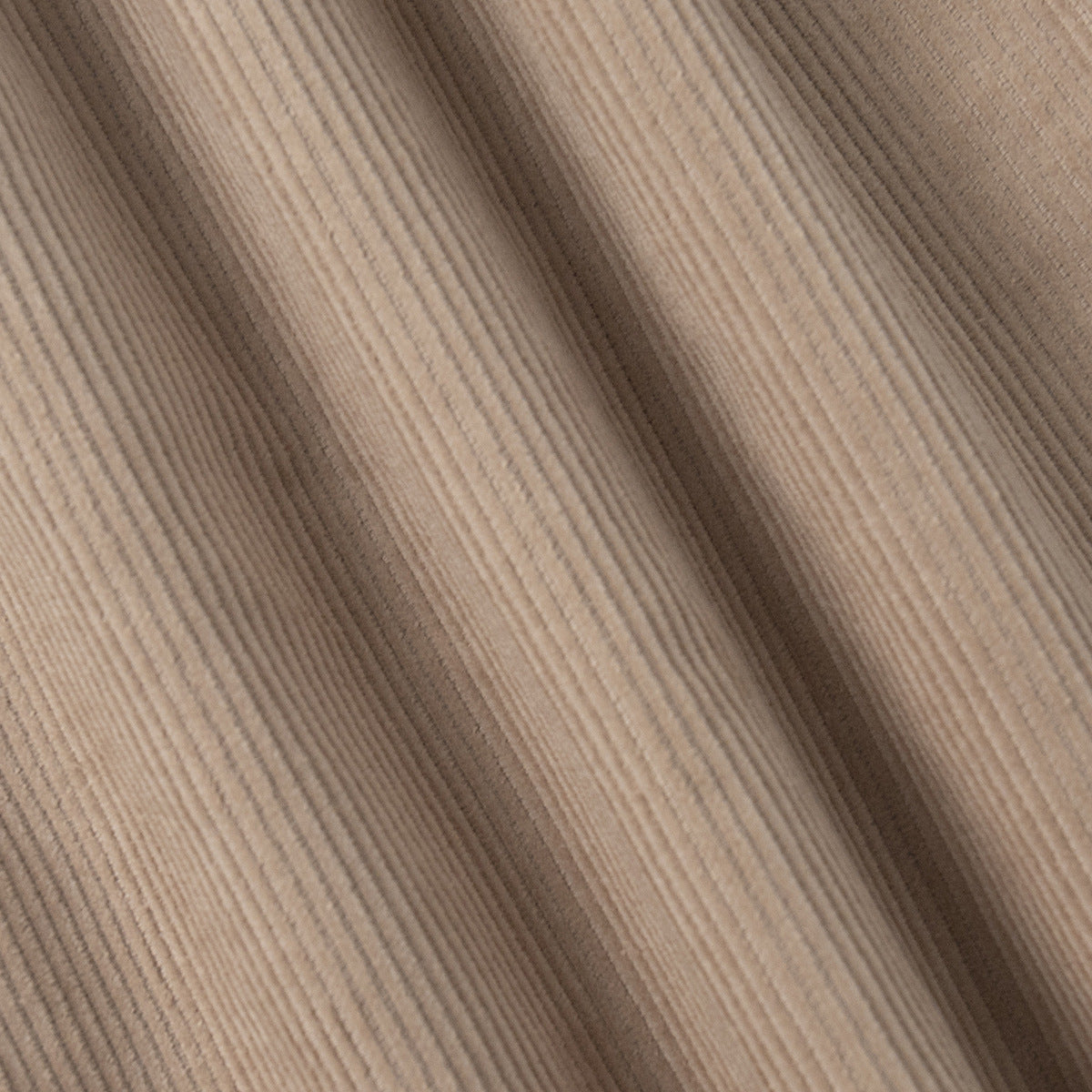 Cotton Corduroy Wide-Leg Pants with Pintuck Front in Light Khaki — corduroy close-up